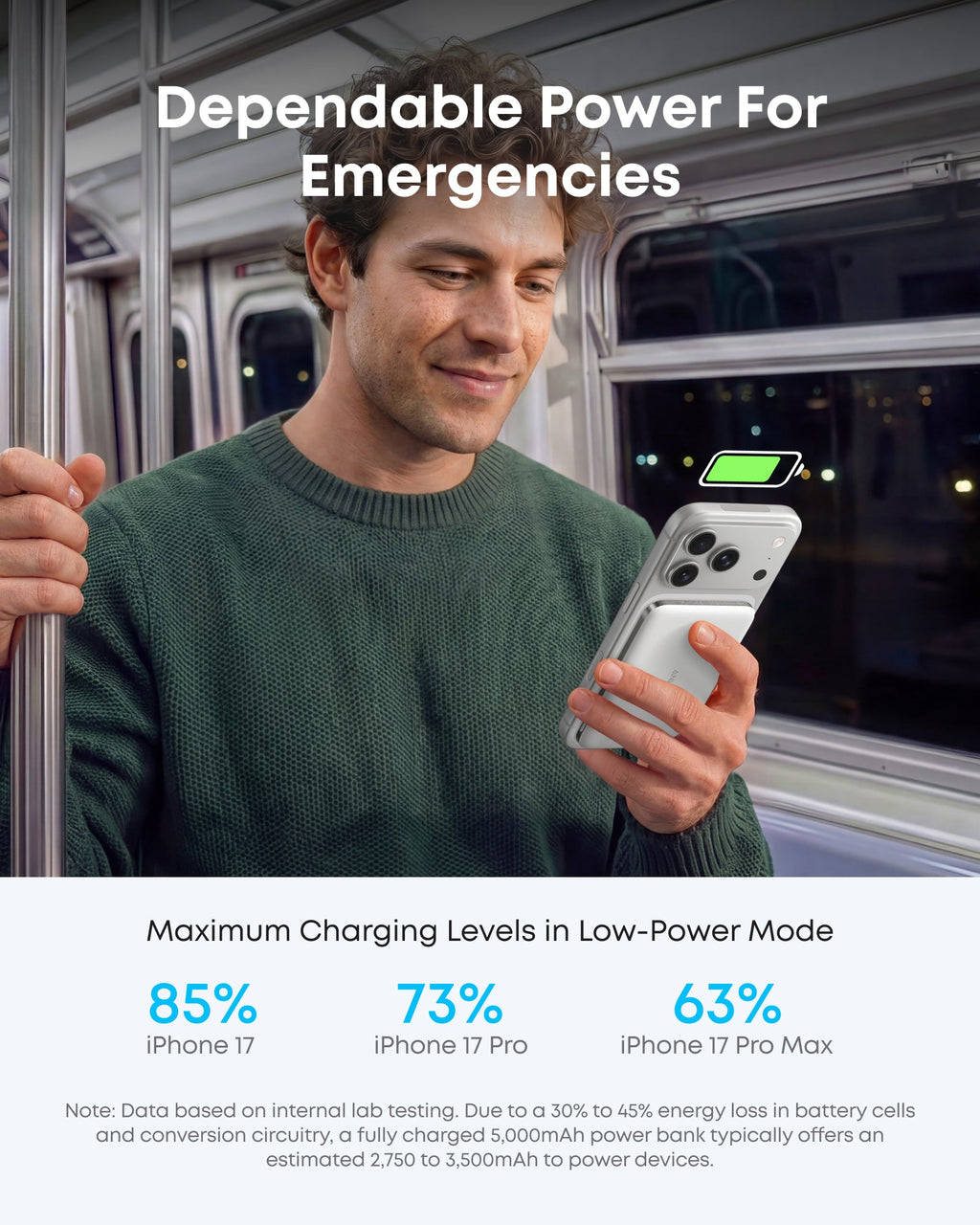 Anker Nano 5K MagGo Slim Power Bank