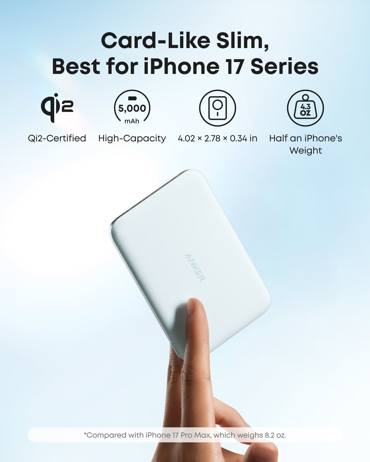 Anker Nano 5K MagGo Slim Power Bank
