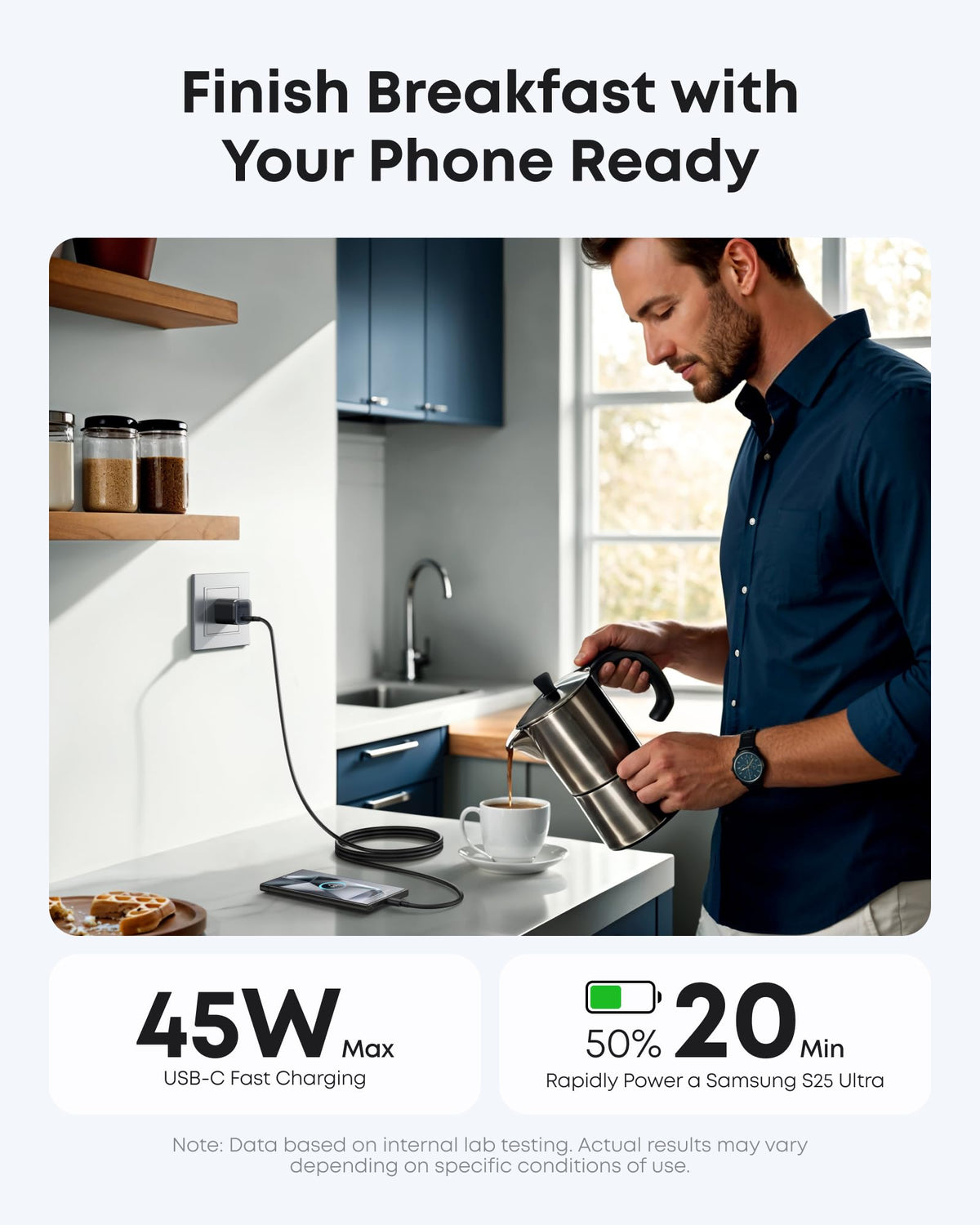 Anker Nano 45W USB-C Charger + Cable