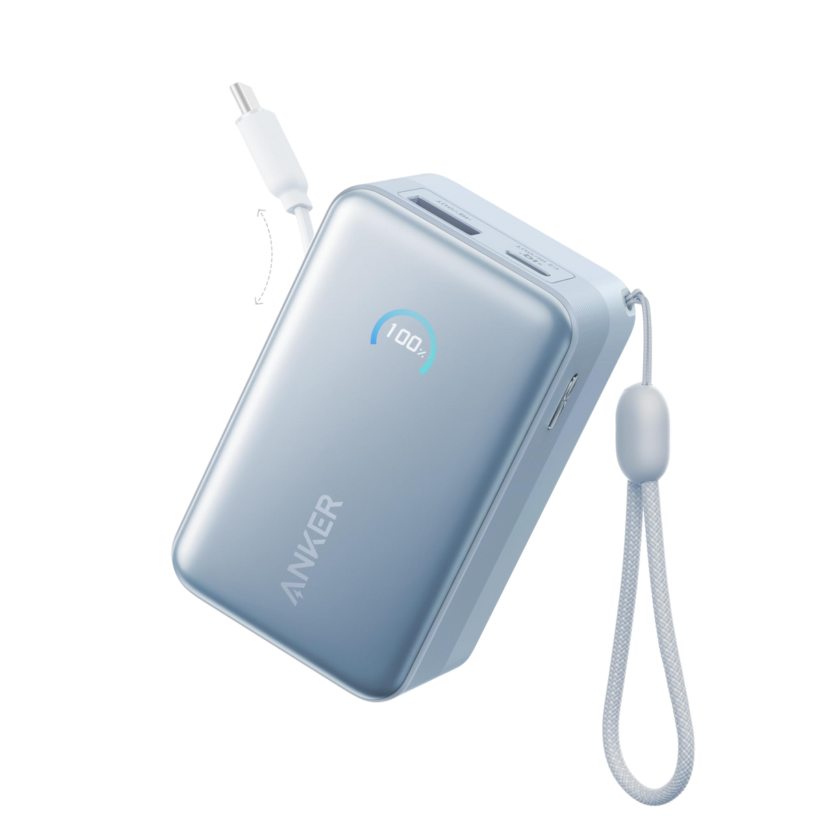 Anker Nano 10K 45W Power Bank with Retractable USB-C Cable