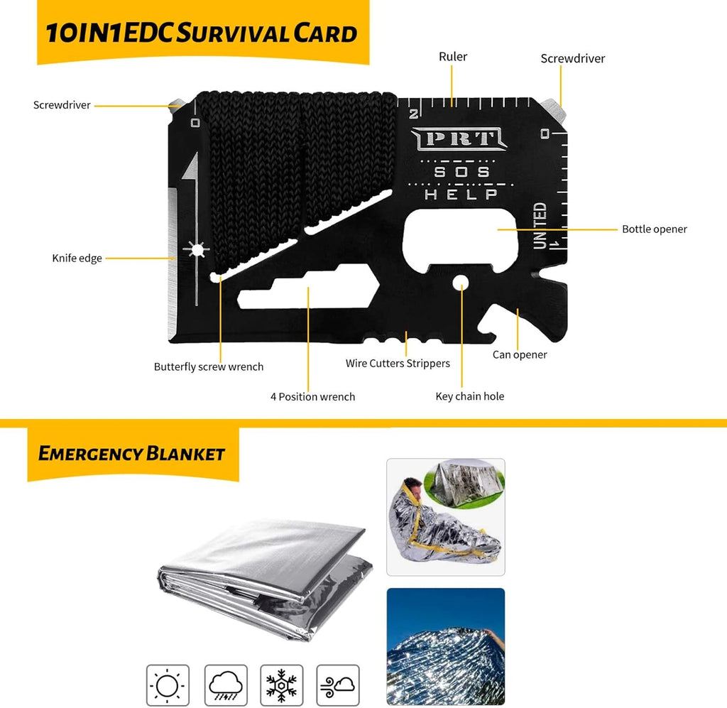 VOTAGOO 60-in-1 Emergency Survival Kit