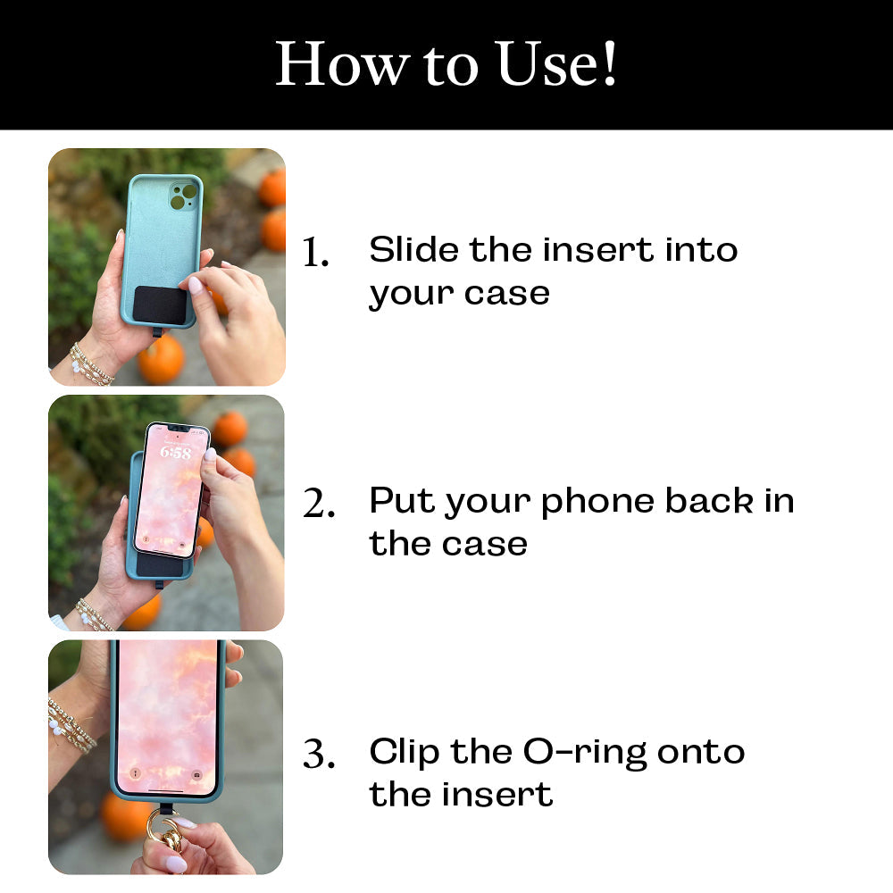 Active Crossbody Phone Strap with RFID Pouch