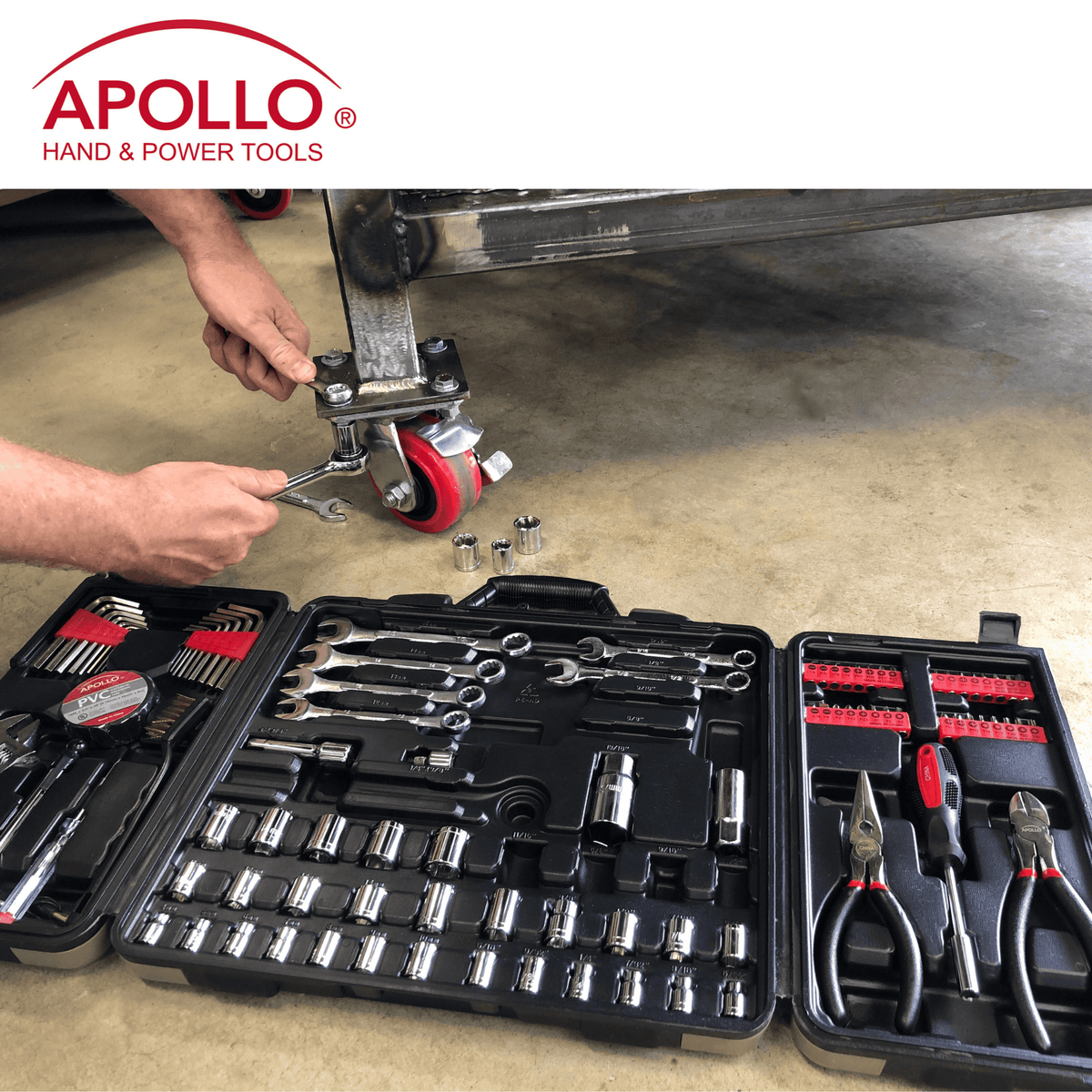 101-Piece SAE & Metric Mechanic Tool Set – DT0006