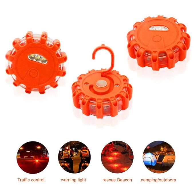 Magnetic LED Roadside Safety Light
