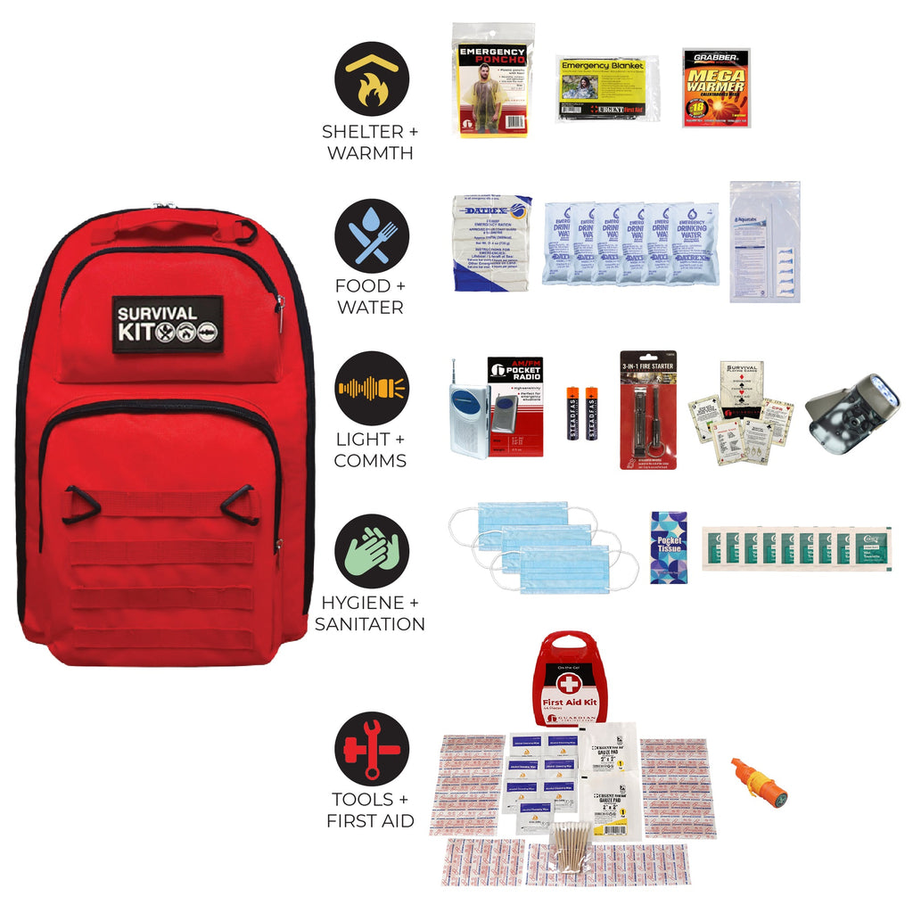 Prepared Emergency Survival Go Bag