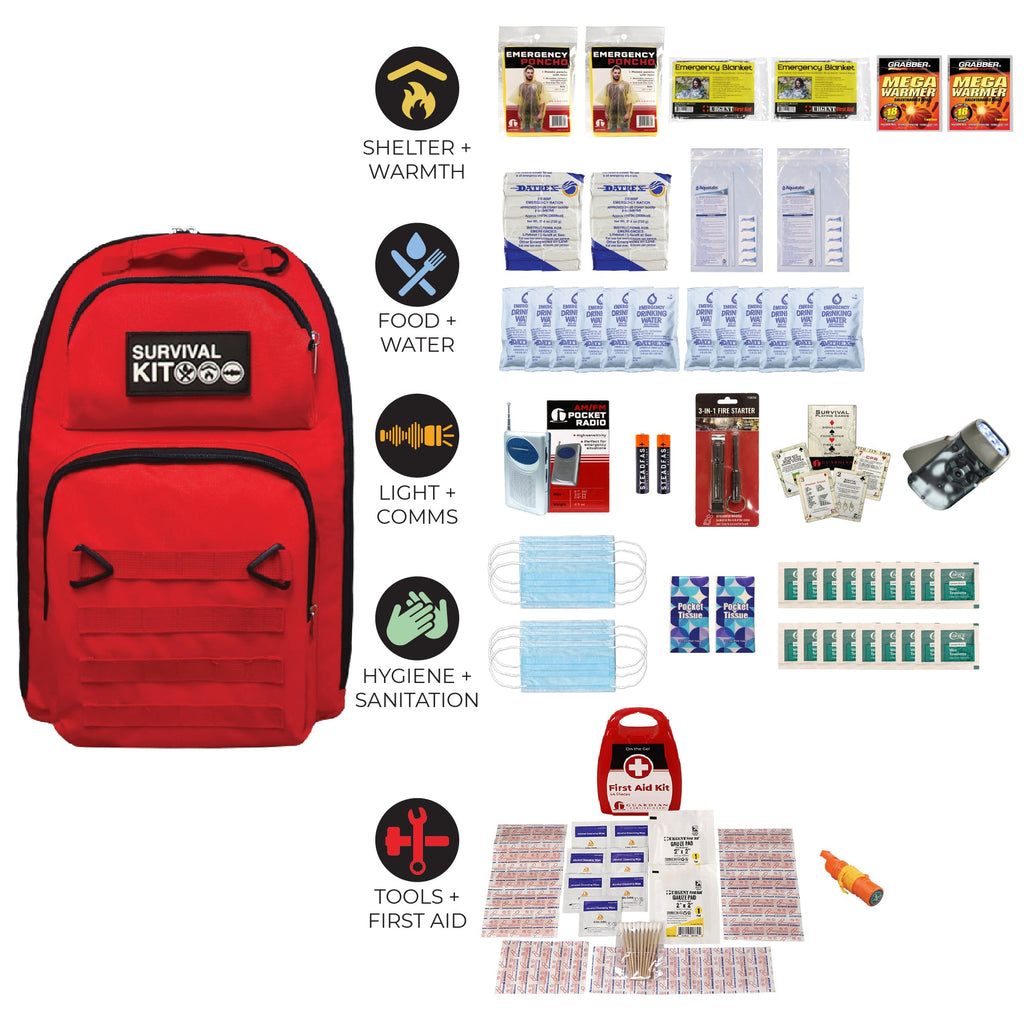 Prepared Emergency Survival Go Bag