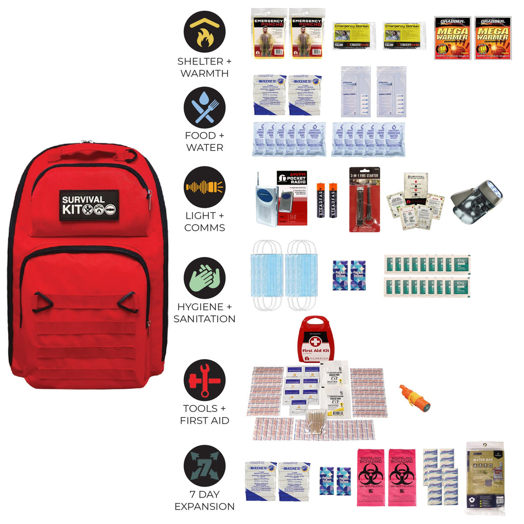 Prepared Emergency Survival Go Bag