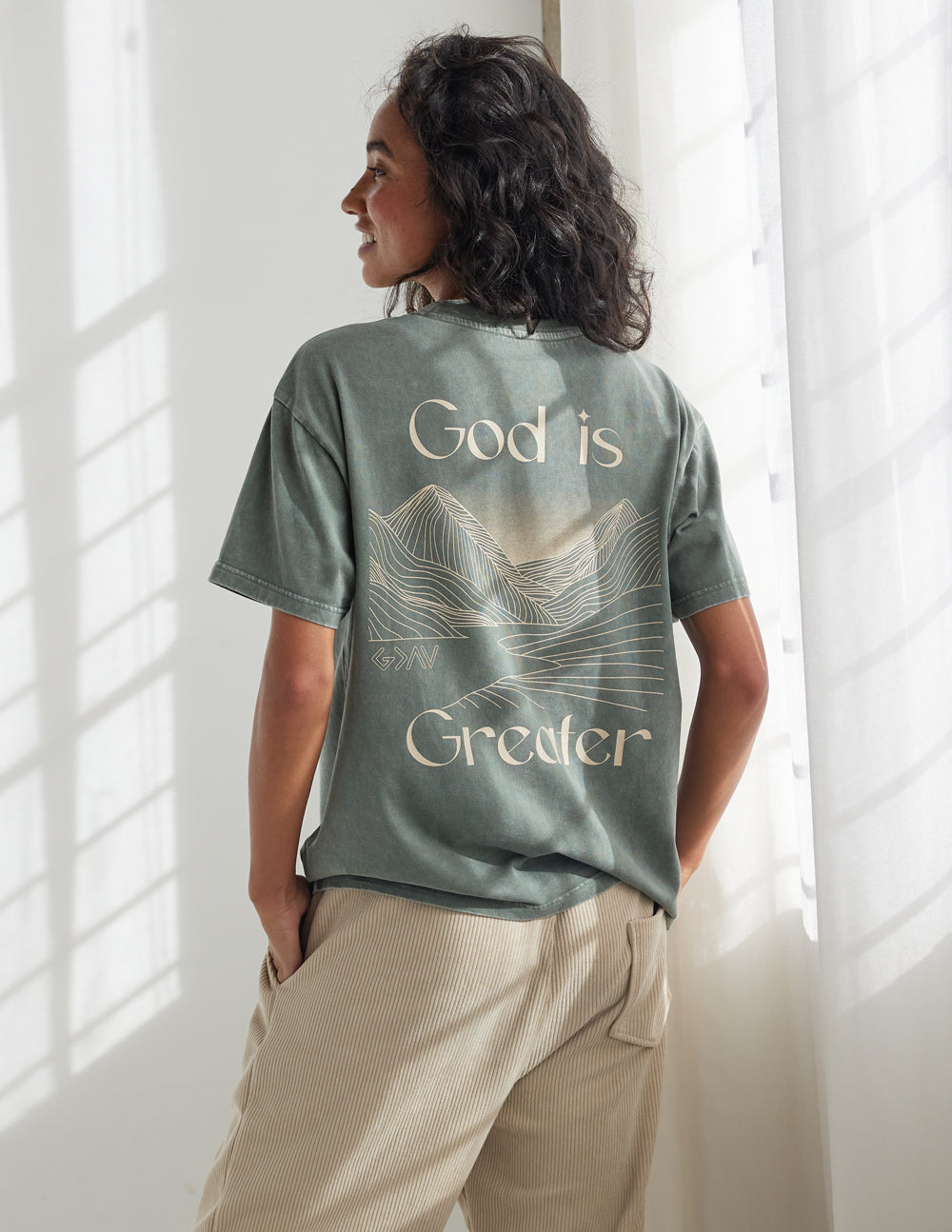 God Is Greater Unisex Christian Tee