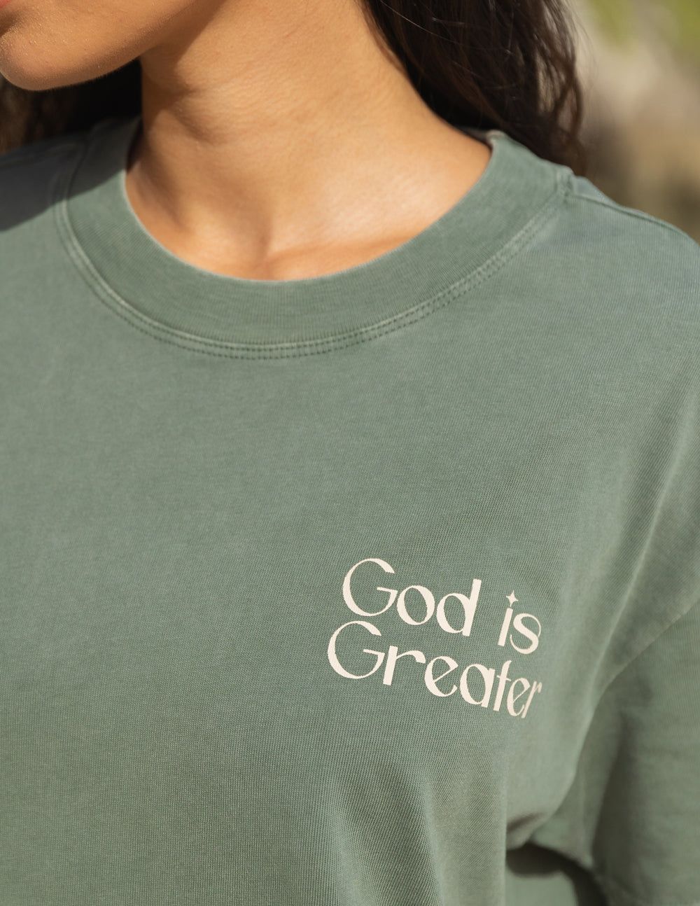 God Is Greater Unisex Christian Tee
