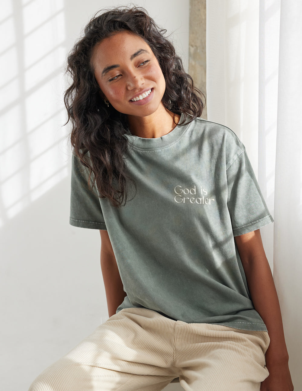 God Is Greater Unisex Christian Tee