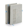 Never Too Lost Christian Dot Grid Journal — Grey