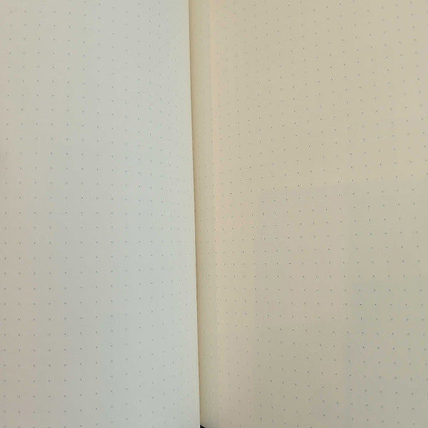 Never Too Lost Christian Dot Grid Journal — Grey