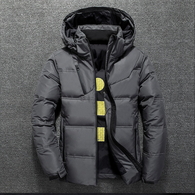 Men's Hooded Winter Down Jacket