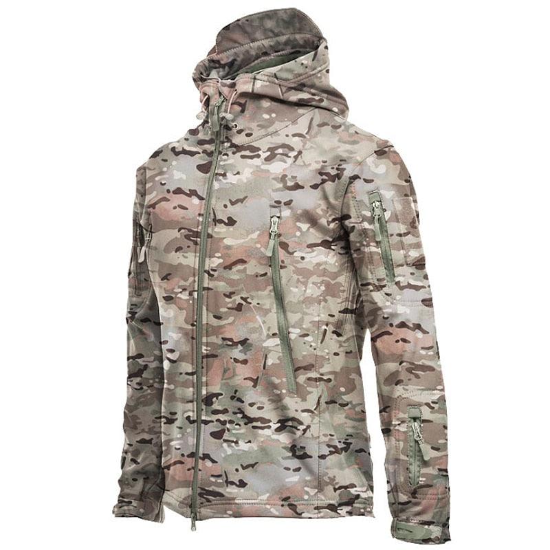 Men's Waterproof Tactical Fleece Jacket