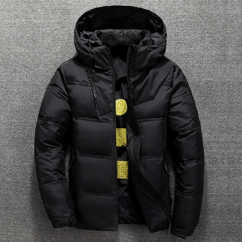 Men's Hooded Winter Down Jacket
