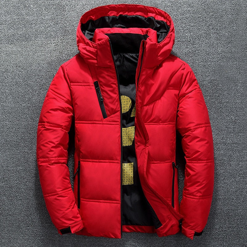 Men's Hooded Winter Down Jacket