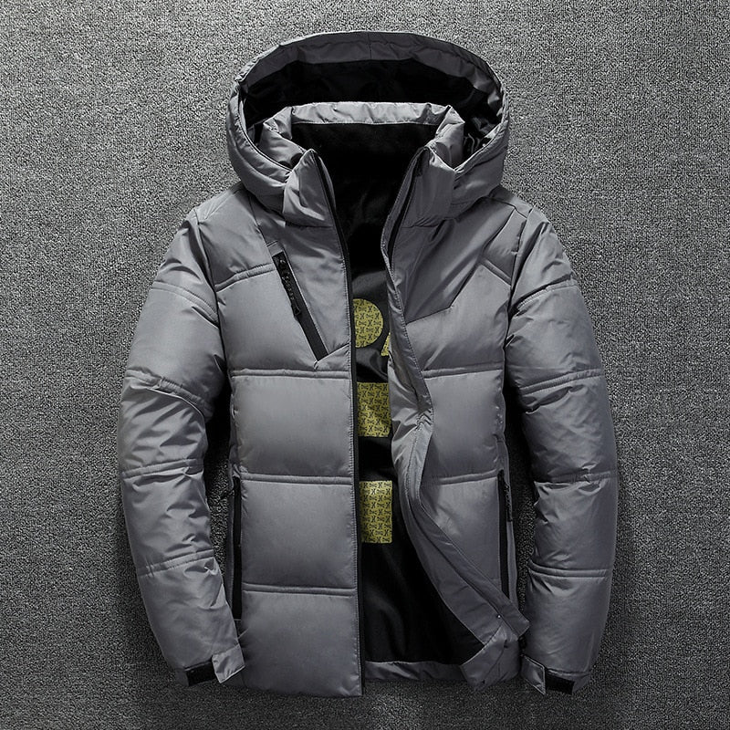 Men's Hooded Winter Down Jacket