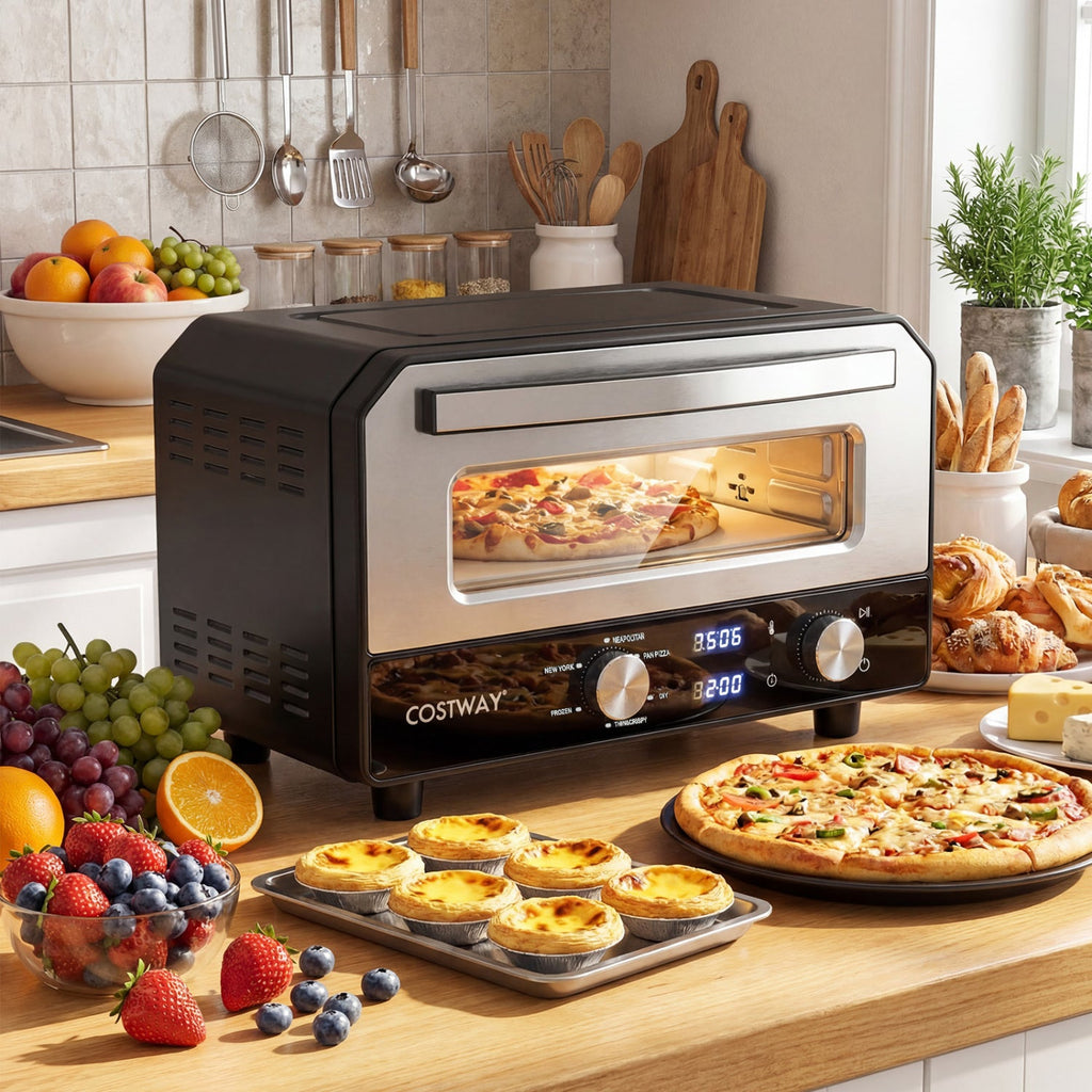 Countertop Electric Pizza Oven — 12-Inch