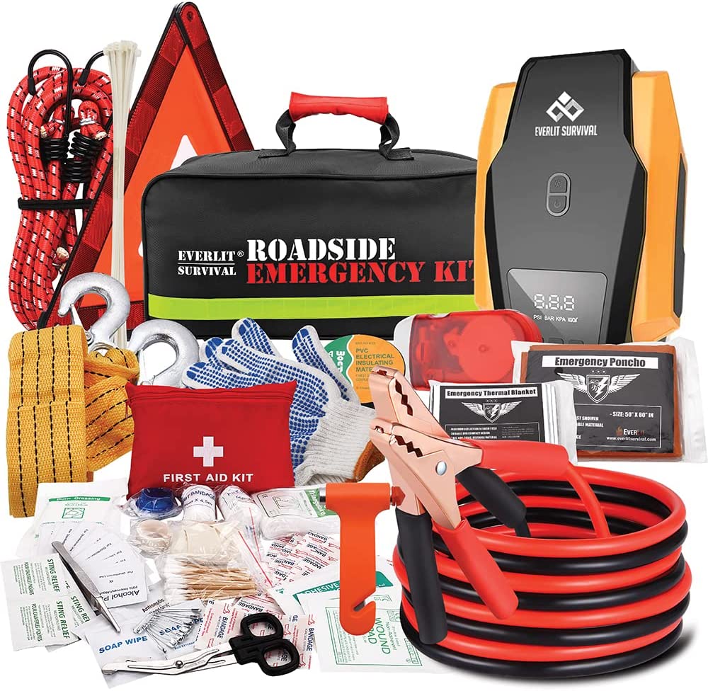 Road Guardian Roadside Emergency & First Aid Kit