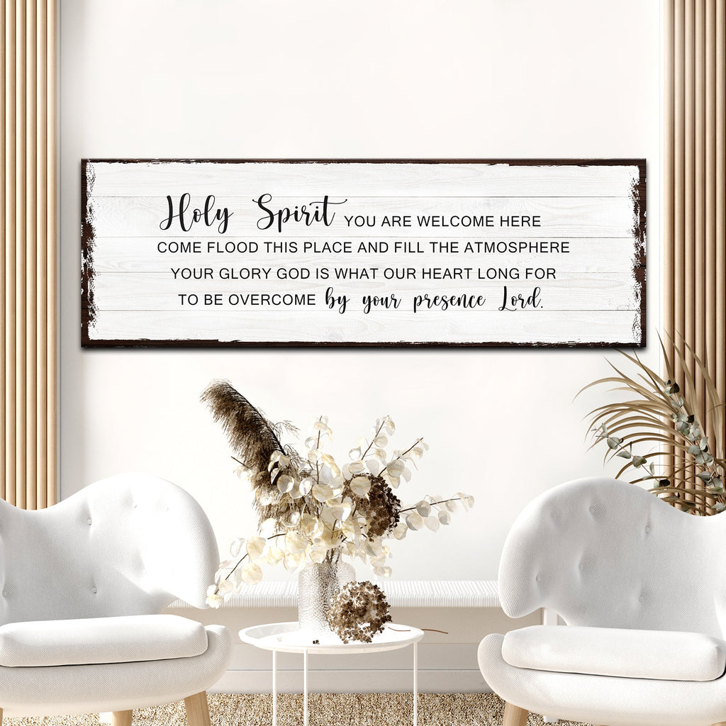 Holy Spirit Rustic Christian Wall Art