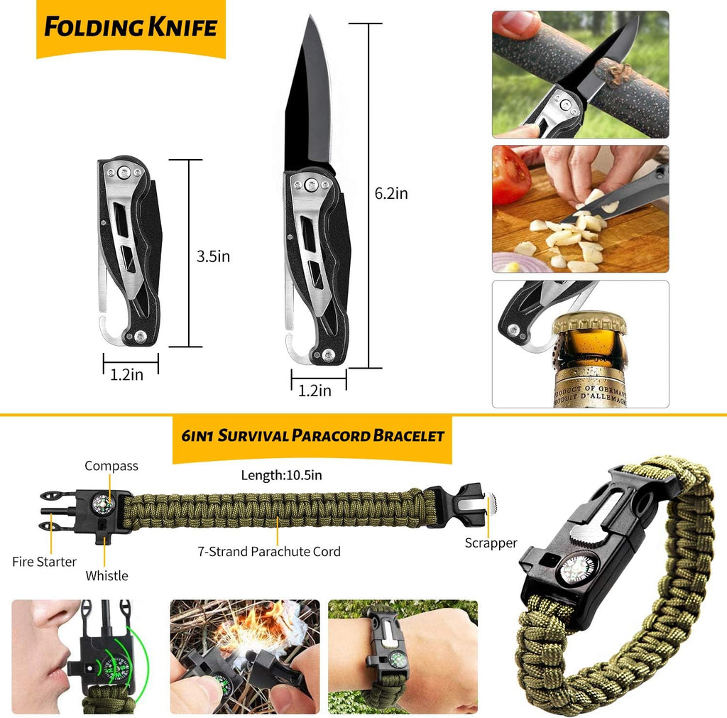 VOTAGOO 60-in-1 Emergency Survival Kit