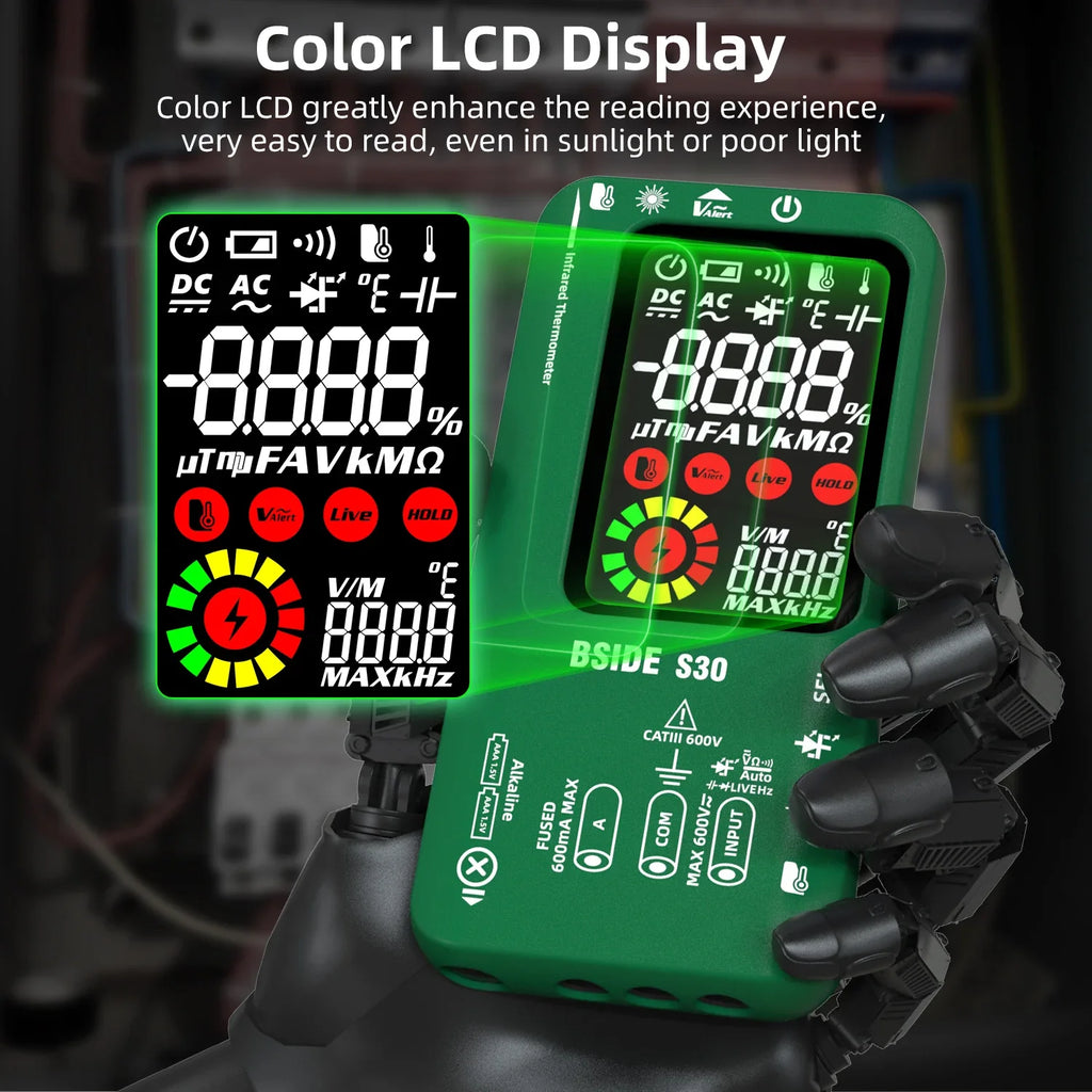 BSIDE S30 Smart Multimeter with IR Thermometer