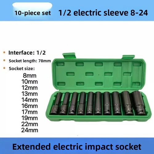 1/2 in. Drive Metric Universal Deep Impact Sockets