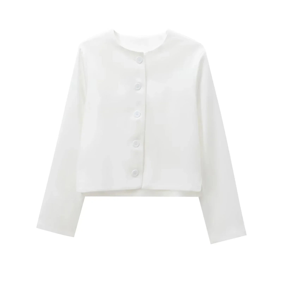 Foridol Women's Button-Front Black Blazer