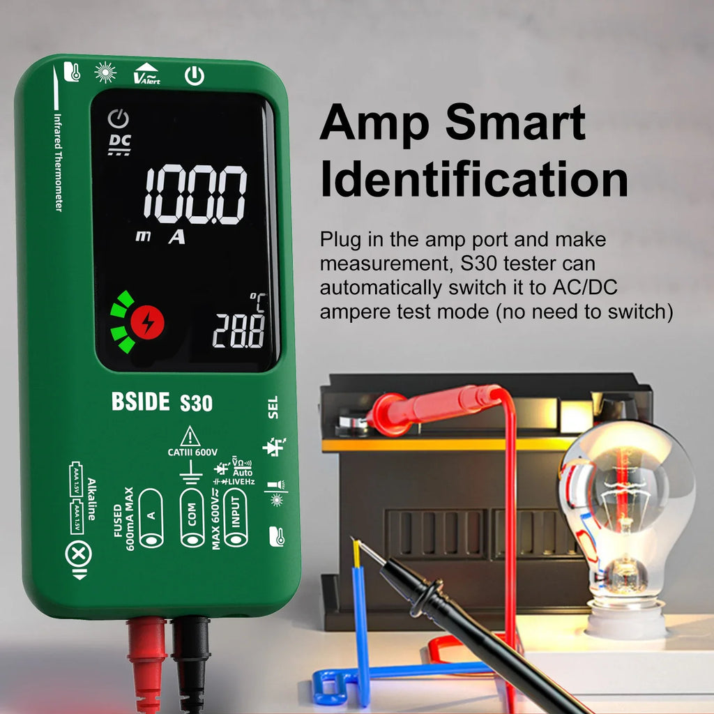 BSIDE S30 Smart Multimeter with IR Thermometer