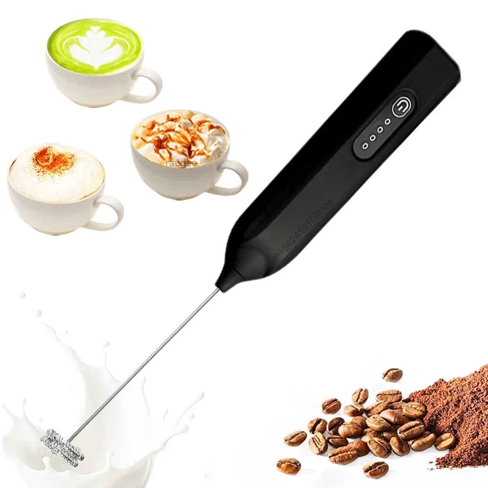 Raugee USB Rechargeable Handheld Milk Frother