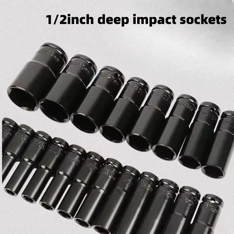 1/2 in. Drive Metric Universal Deep Impact Sockets