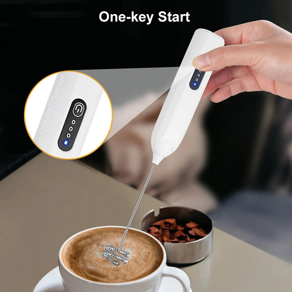 Raugee USB Rechargeable Handheld Milk Frother