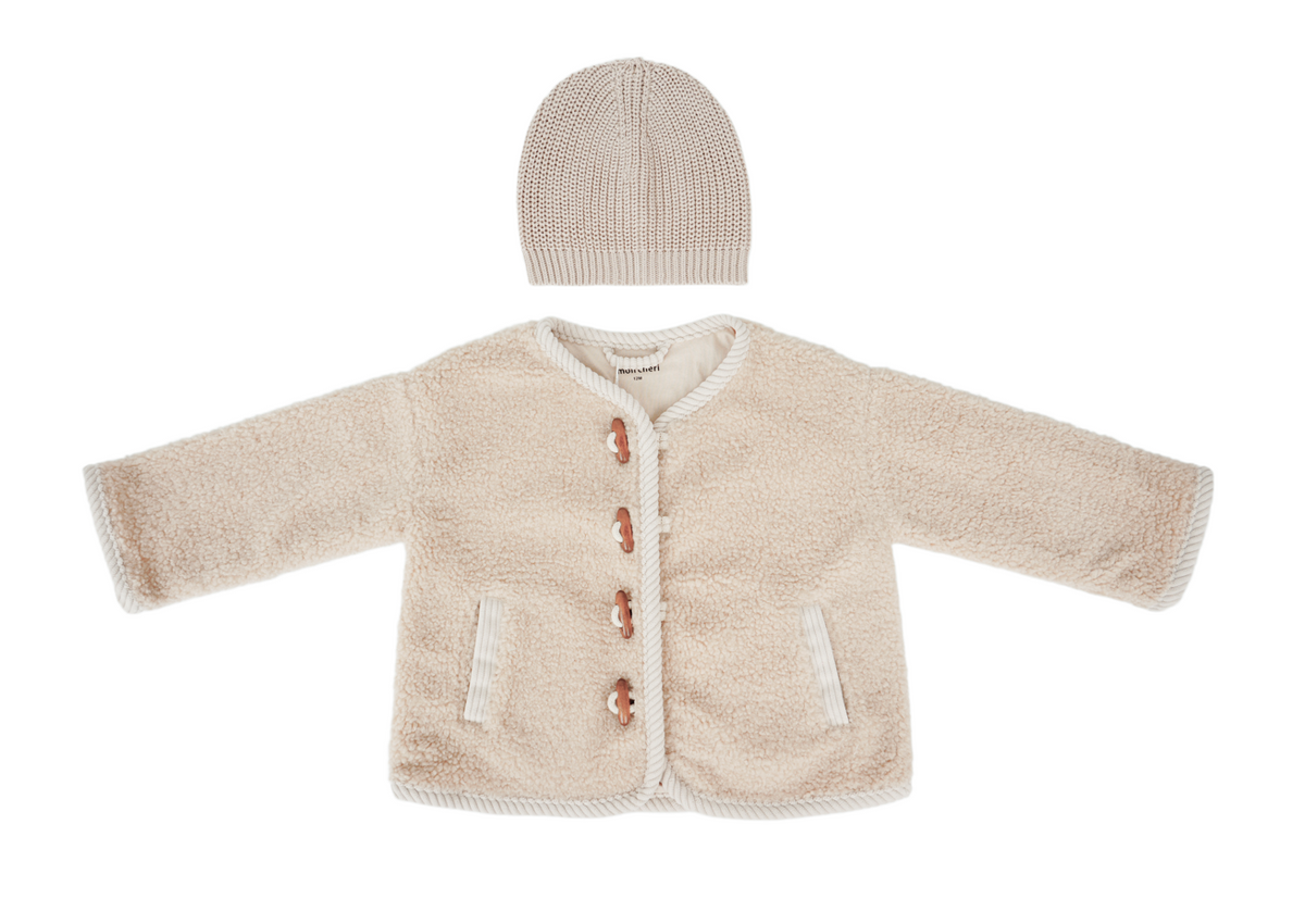 Baby & Toddler Sherpa Jacket and Hat Set