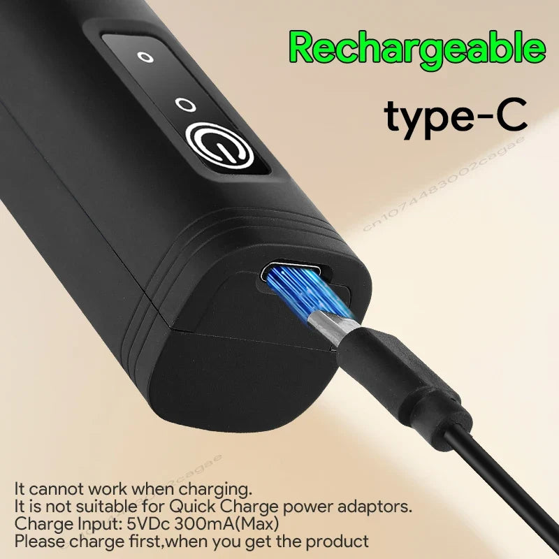 Wireless Electric Milk Frother Type-C Rechargeable Handheld Coffee Whisk Mixer