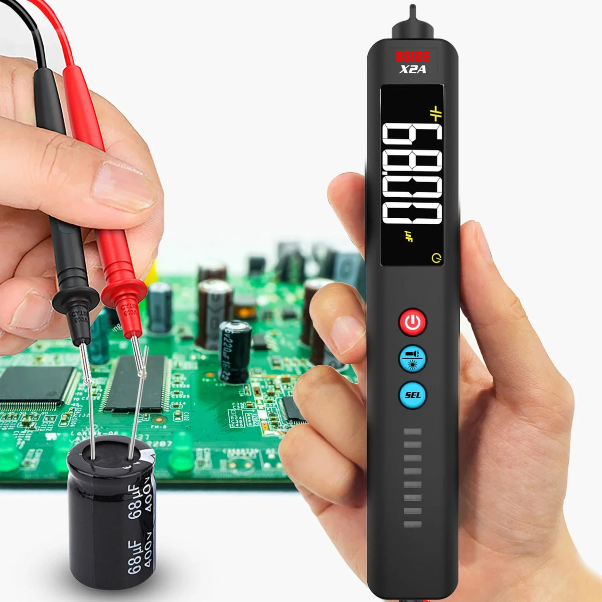 BSIDE X2A Smart Multimeter with Laser & NCV Detection