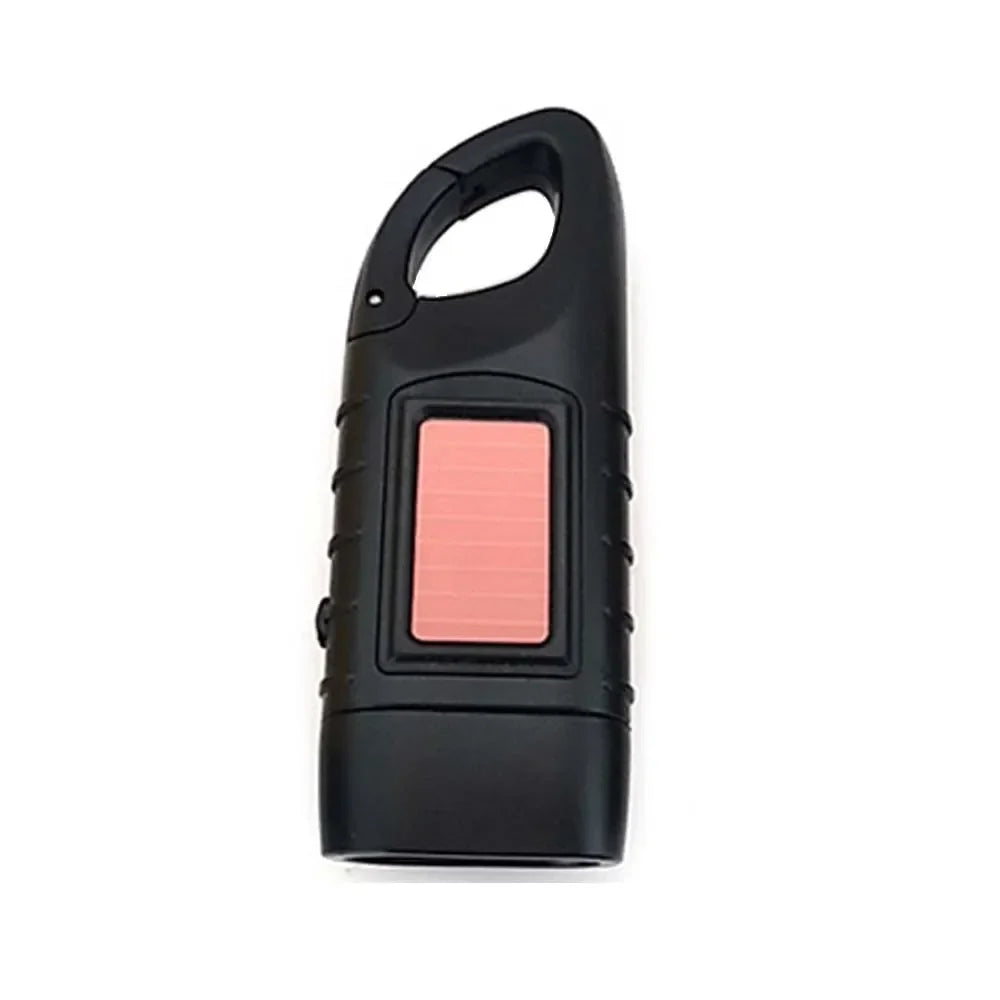 Solar Hand-Crank Emergency Flashlight