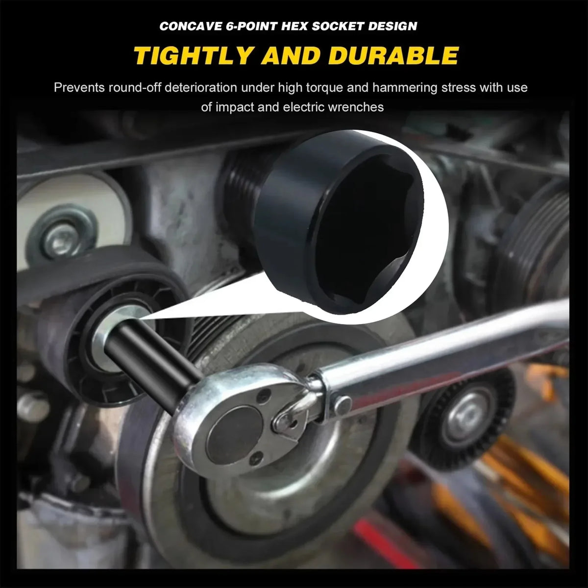 1/2 in. Drive Metric Universal Deep Impact Sockets