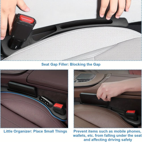 2-Pack Car Seat Gap Filler Organizers