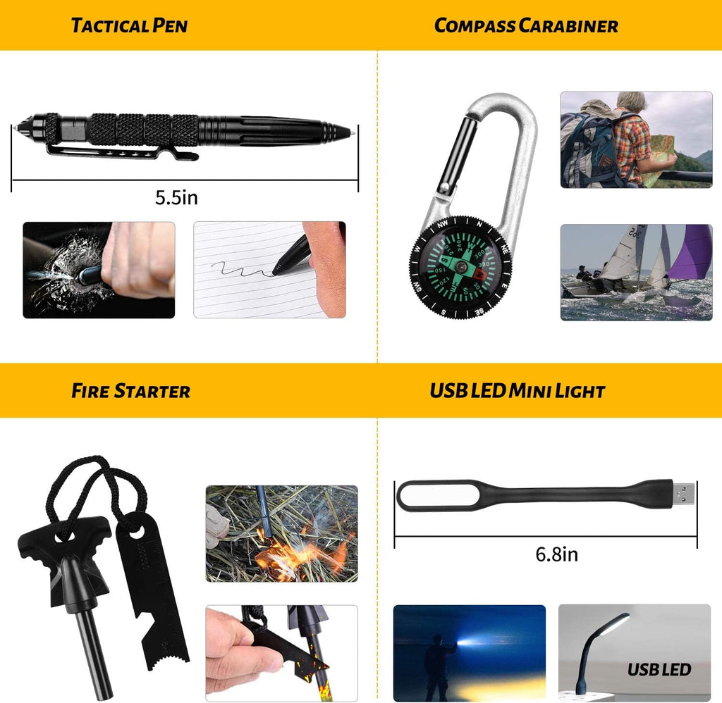 VOTAGOO 60-in-1 Emergency Survival Kit