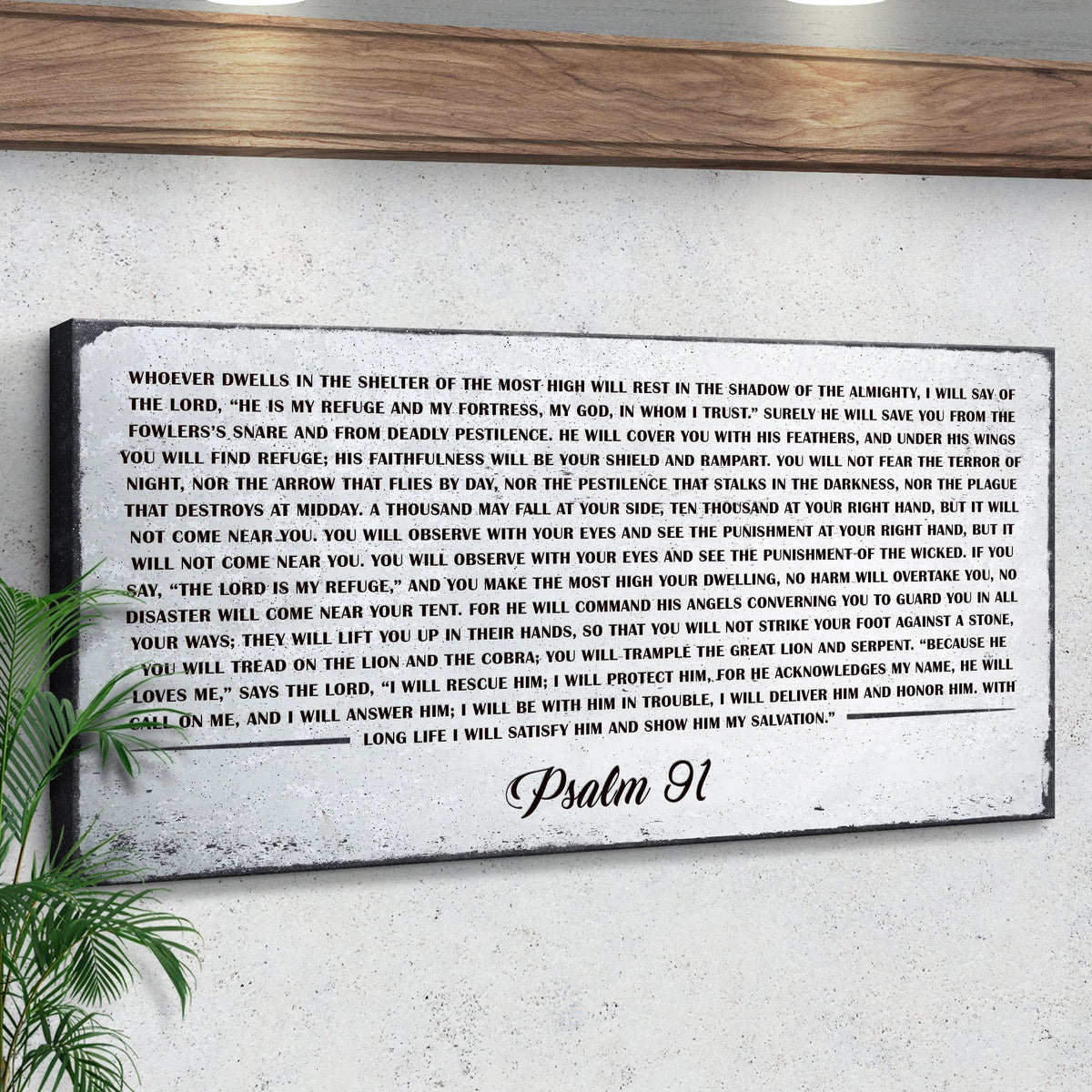 Psalm 91 Christian Wall Art