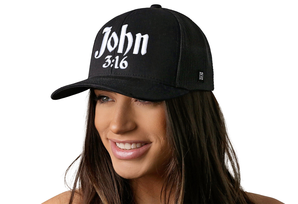 John 3:16 Christian Trucker Hat