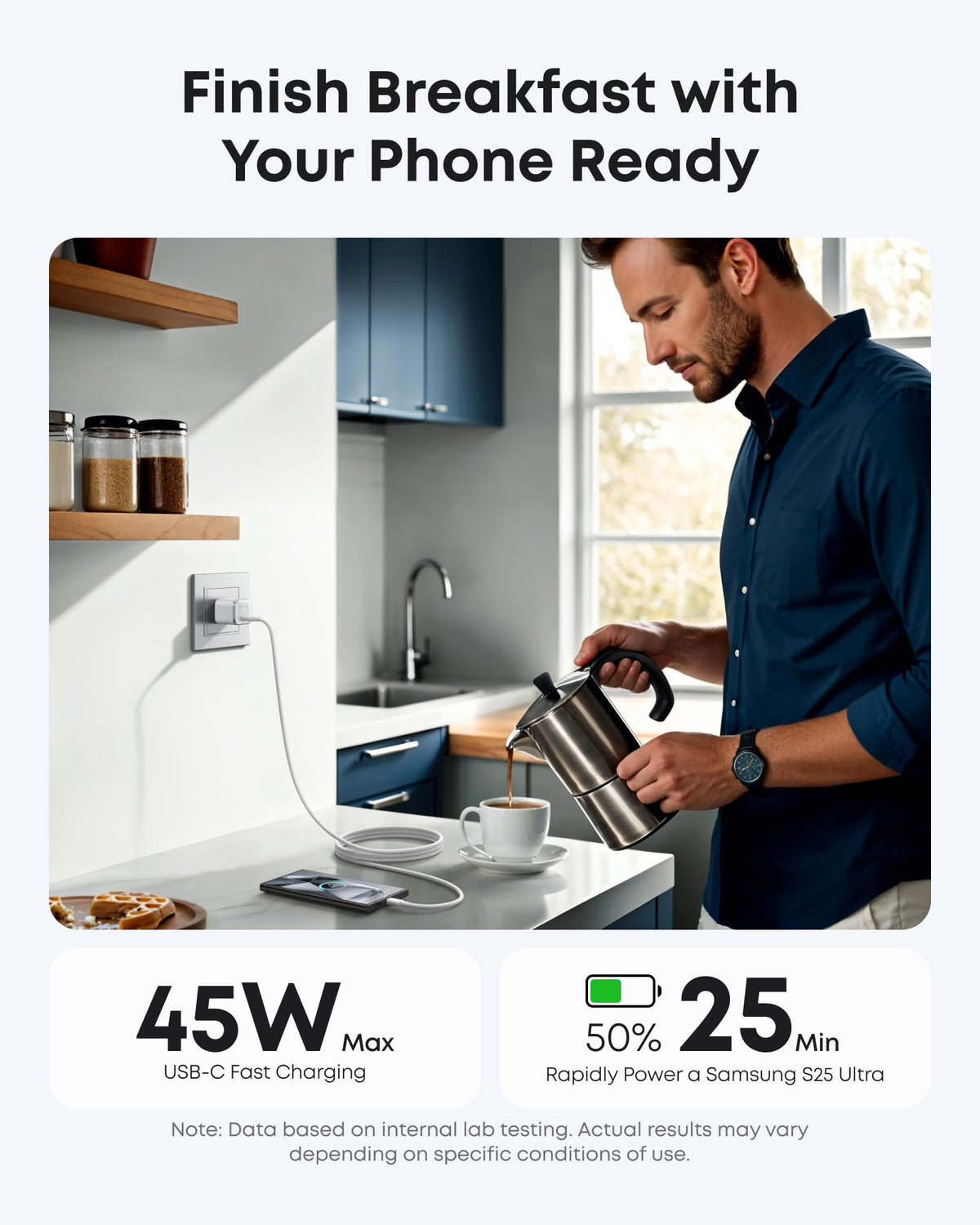 Anker Nano 45W USB-C Charger + Cable