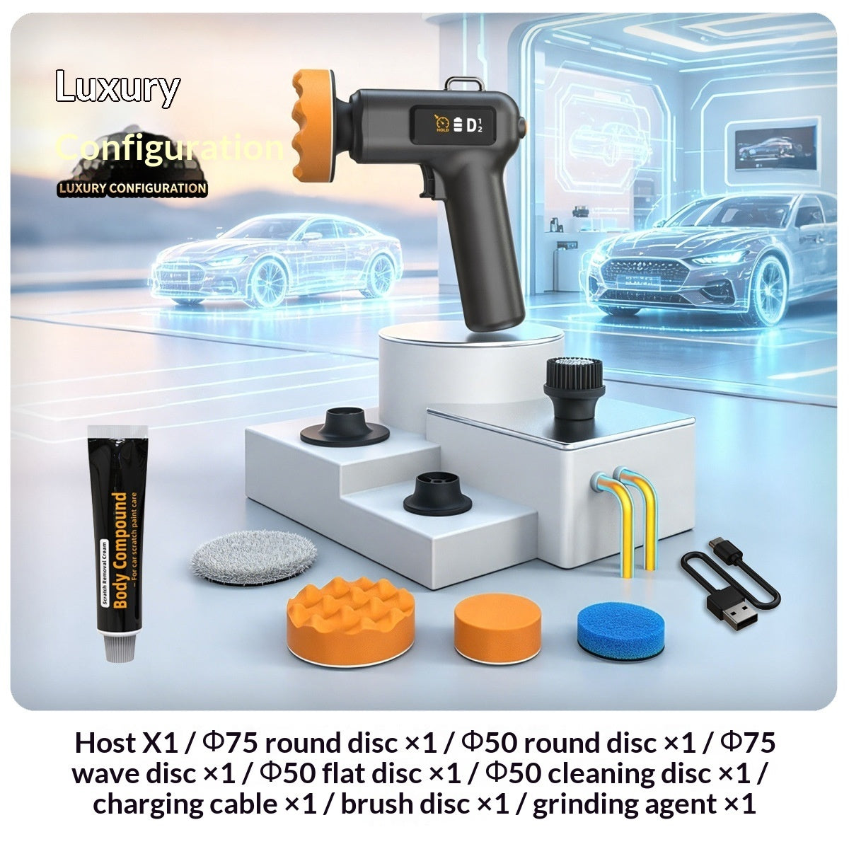 Cordless Car Polisher & Scratch Repair Tool