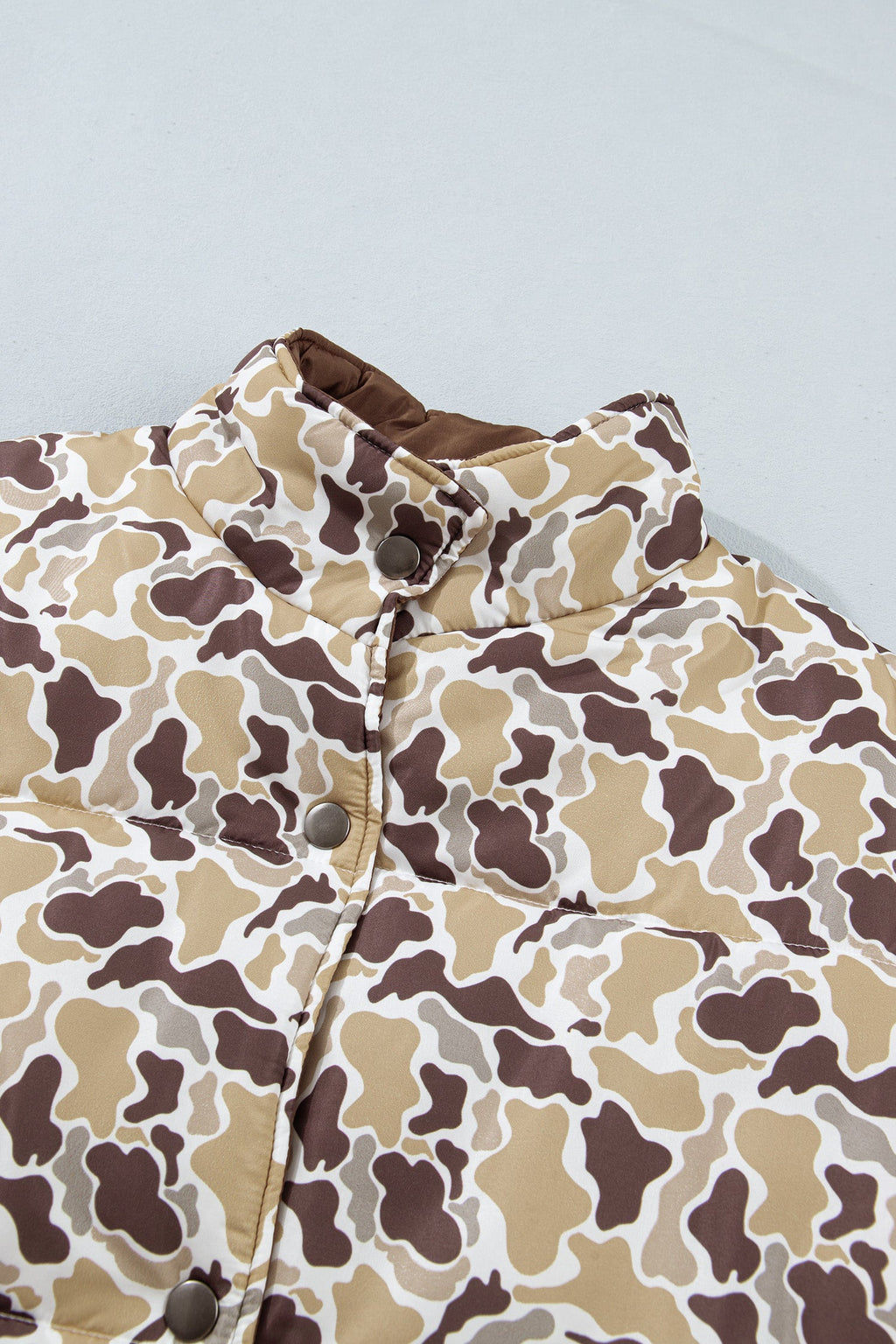 Women's Camo Quilted Puffer Coat