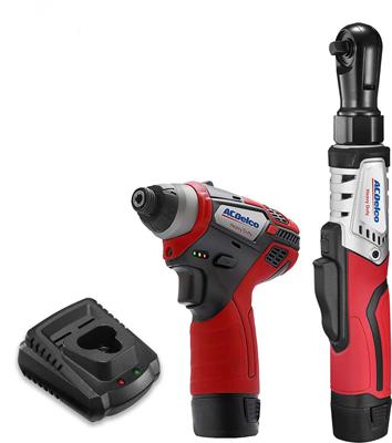 ACDelco ARW12103-K2 G12 12V Cordless Ratchet Tool Kit