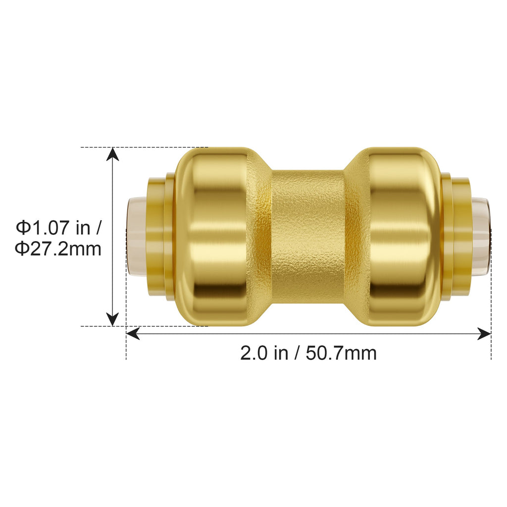 VEVOR 1/2-in. Push-Fit Pipe Fittings — 12-Piece Set