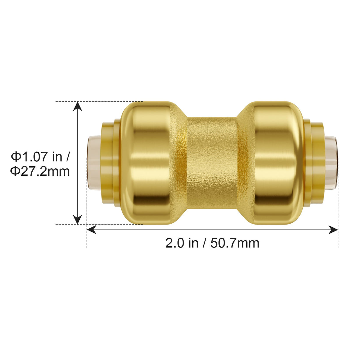 VEVOR 1/2-in. Push-Fit Pipe Fittings — 12-Piece Set