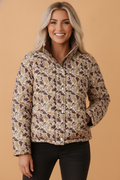 Women's Camo Quilted Puffer Coat