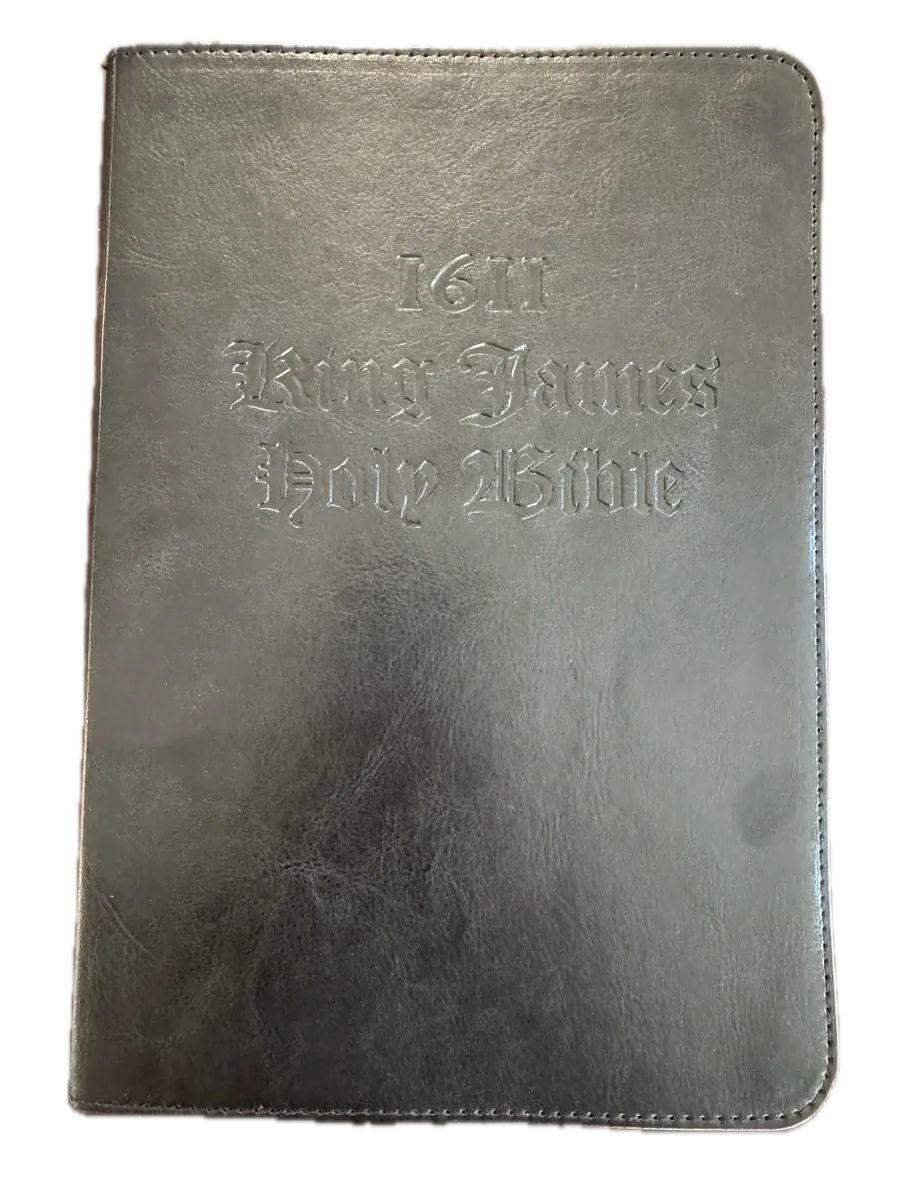 1611 King James Bible — Black