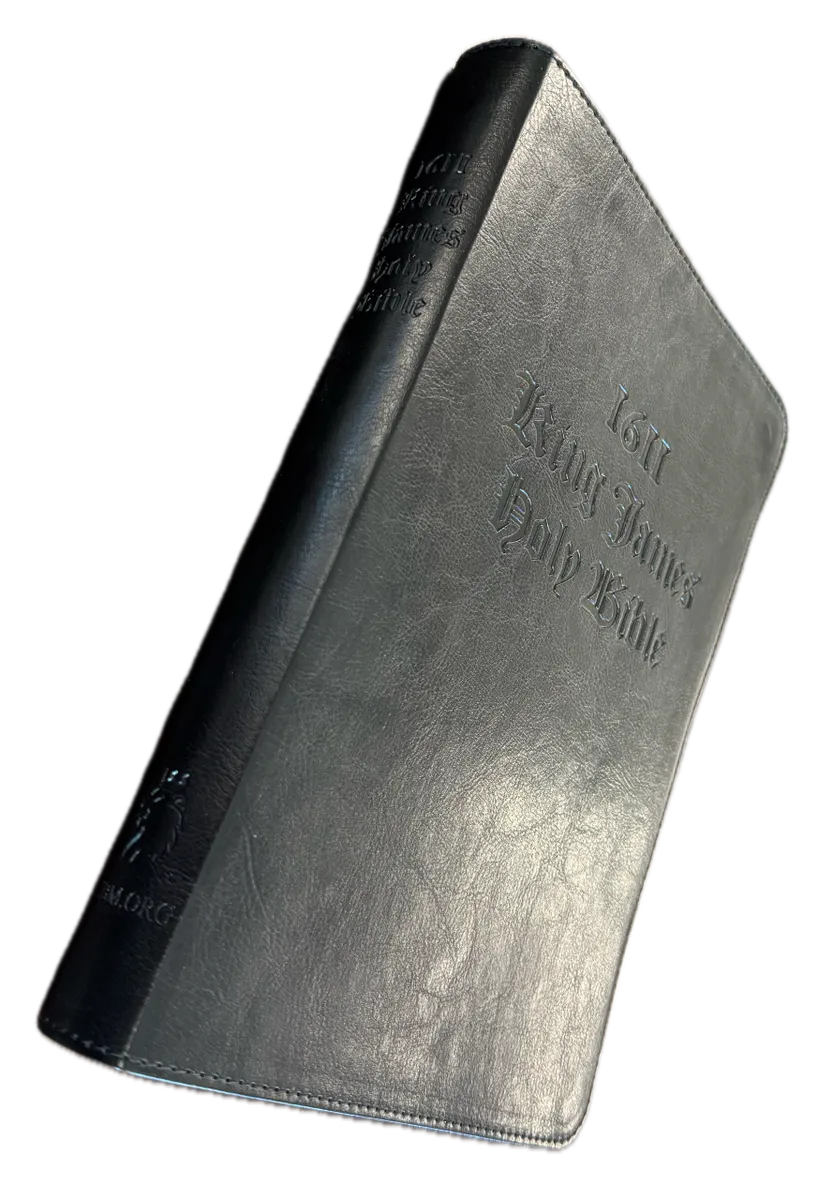1611 King James Bible — Black